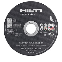 Отрезной диск AC-D SP 125x1 мм Hilti