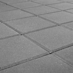 Вибропрессованная тротуарная плитка Лувр Серый, 400x400x60 мм BRAER