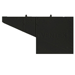Вентиляционно-осушающая коробочка универсальный формат, черная VENTEK
